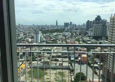 Balcony with city view