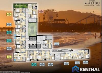 Fully Furnished 1bed Condo in The Riviera Malibu