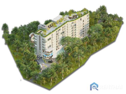 Secret Garden Condo in Pattaya - 1bed, Fully Furnished, Fitness Center, Pool - 3.13M Thb