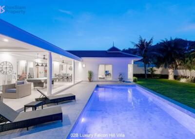 Luxury 3-Bedroom Pool Villa in Hua Hin at Falcon Hill