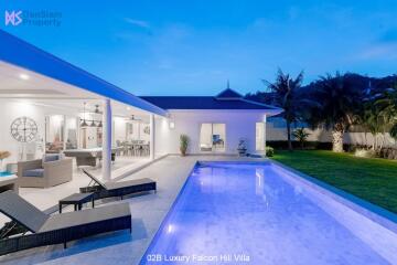 Luxury 3-Bedroom Pool Villa in Hua Hin at Falcon Hill