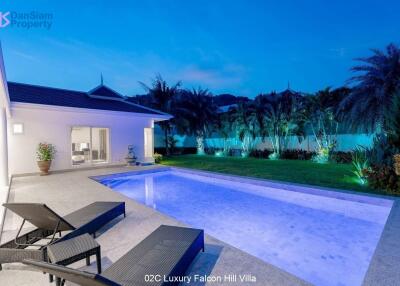 Luxury 3-Bedroom Pool Villa in Hua Hin at Falcon Hill