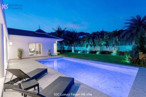 Luxury 3-Bedroom Pool Villa in Hua Hin at Falcon Hill