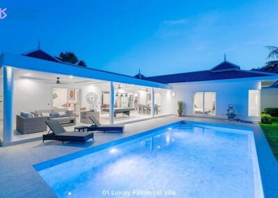 Luxury 3-Bedroom Pool Villa in Hua Hin at Falcon Hill
