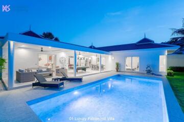 Luxury 3-Bedroom Pool Villa in Hua Hin at Falcon Hill