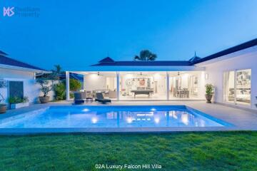 Luxury 3-Bedroom Pool Villa in Hua Hin at Falcon Hill