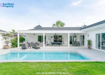 Luxury 3-Bedroom Pool Villa in Hua Hin at Falcon Hill