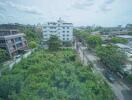 Vacant land with surrounding buildings