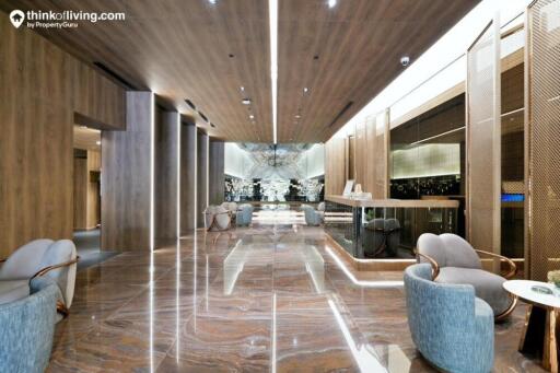 Modern lobby area with elegant design