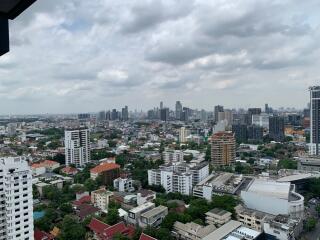 Skyline view of city buildings