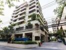 Exterior view of a residential apartment building