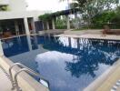 Swimming pool in a residential complex