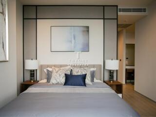 Beautifully designed and cozy bedroom with modern decor