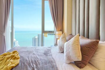 คอนโดนี้มี 1 ห้องนอน  อยู่ในโครงการ คอนโดมิเนียมชื่อ The Riviera Wong Amat Beach 