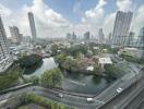 High-rise building with city and canal view