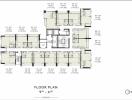 Floor plan of a multi-story residential building