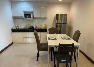 Modern kitchen and dining area