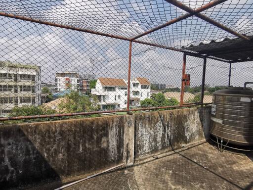 View from terrace with water tank