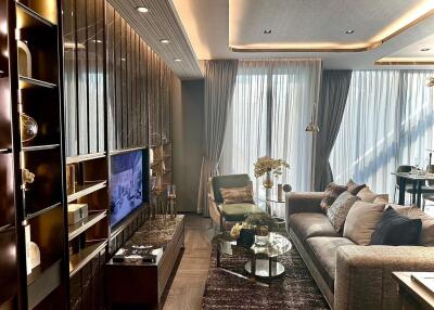 Modern living room with elegant decor