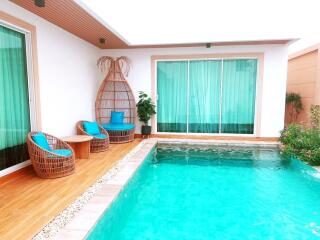 Japanese-style 3-bedroom pool villa in East Pattaya