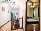 Interior hallway with bedroom