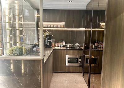 Modern kitchen with appliances and decor