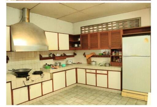 Spacious kitchen with modern appliances