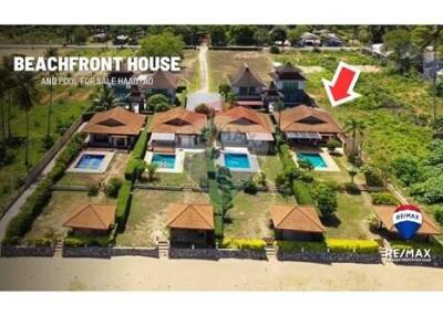 ฺBeachfront houses and pool For Sale