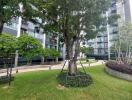 View of building with surrounding garden area