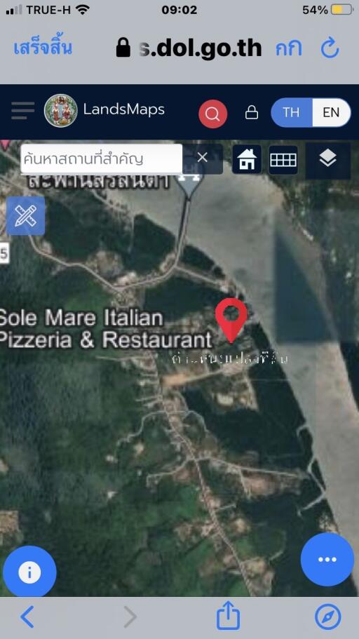 Map showing nearby Sole Mare Italian Pizzeria & Restaurant