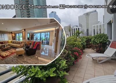 Large Luxury Condo Silom Private Garden