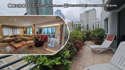 Large Luxury Condo Silom Private Garden