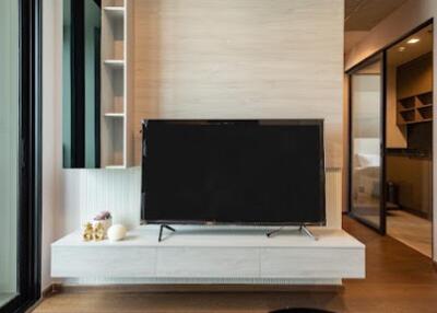 Modern living room with TV