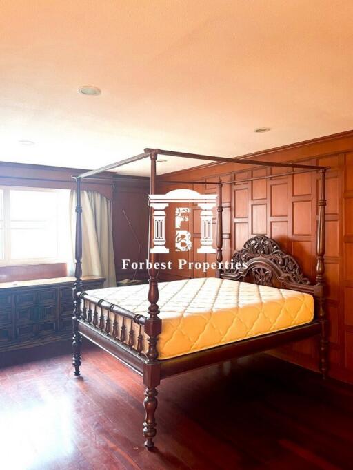 Vintage Bedroom with Four-Poster Bed