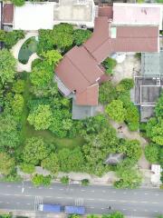 Aerial view of a residential property