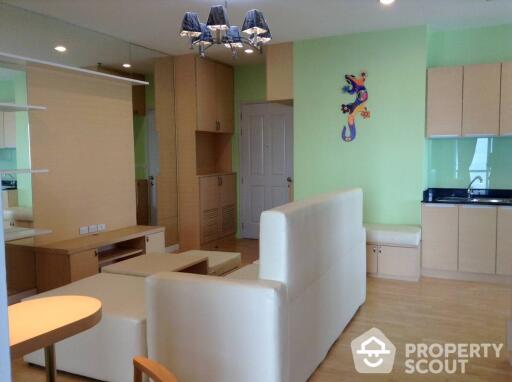 2-BR Condo at Baan Sathorn Chaopraya near BTS Krung Thon Buri (ID 7057)