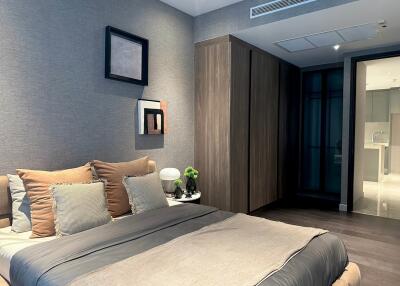 Modern bedroom with stylish decor