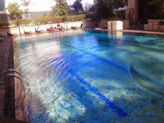 Outdoor swimming pool area