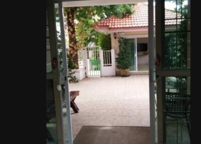 Patio view from indoor living space