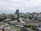 View of the city with various buildings and skyline