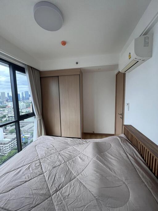 Bedroom with a view and large wardrobe