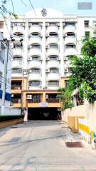 Facade of a multi-story residential building