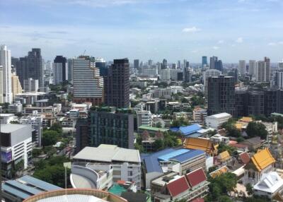 High-rise buildings and city skyline view