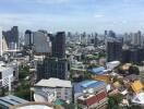 High-rise buildings and city skyline view