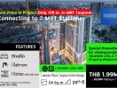 Property advertisement highlighting a real estate project near MRT Taopoon