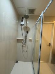 Modern bathroom with shower enclosure