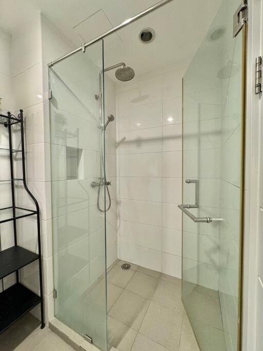 Modern bathroom shower area