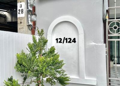 Front of the house with house number