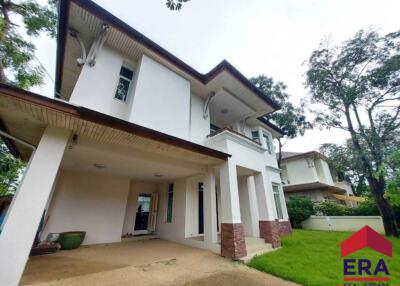 Exterior view of a two-story house