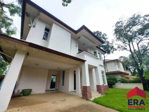 Exterior view of a two-story house